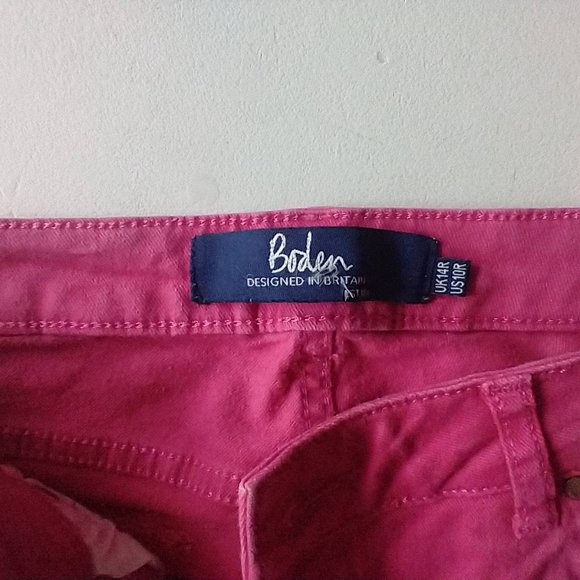 Pink jeans by Boden, Size 10, magenta pants - Picture 5 of 5